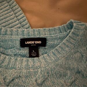 Lands' End Drifter Cable Knit Sweater
